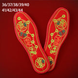 Maxbell Chinese Red Insole Feng Shui Replacement Good Luck Insoles for Climbing 36