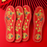 Maxbell Chinese Red Insole Feng Shui Replacement Good Luck Insoles for Climbing 39