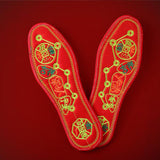 Maxbell Chinese Red Insole Feng Shui Replacement Good Luck Insoles for Climbing 42
