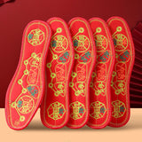 Maxbell Chinese Red Insole Feng Shui Replacement Good Luck Insoles for Climbing 43