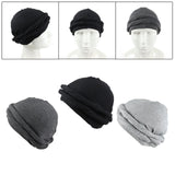 Maxbell Stretch Beanie Cap Headscarf Baggy Skull Hat Sleeping Hat Sports Cycling Cap Black