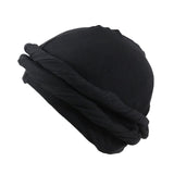 Maxbell Stretch Beanie Cap Headscarf Baggy Skull Hat Sleeping Hat Sports Cycling Cap Black