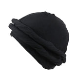 Maxbell Stretch Beanie Cap Headscarf Baggy Skull Hat Sleeping Hat Sports Cycling Cap Black