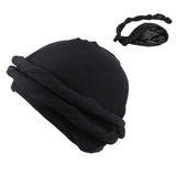 Maxbell Stretch Beanie Cap Headscarf Baggy Skull Hat Sleeping Hat Sports Cycling Cap Black