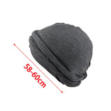 Maxbell Stretch Beanie Cap Headscarf Baggy Skull Hat Sleeping Hat Sports Cycling Cap Grey