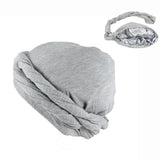 Maxbell Stretch Beanie Cap Headscarf Baggy Skull Hat Sleeping Hat Sports Cycling Cap Light Grey