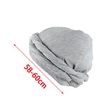 Maxbell Stretch Beanie Cap Headscarf Baggy Skull Hat Sleeping Hat Sports Cycling Cap Light Grey