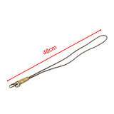 Maxbell Neck Lanyards Strong Metal Clip Leather Lanyard Strap for Keys Wallet Phone