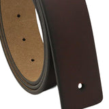 Maxbell 47inch PU Leather Men Belts Costume Accessories for DIY Craft Projects Gifts Brown