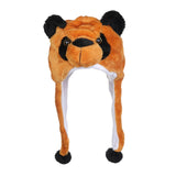 Maxbell Cute Plush Animal Hat Headgear Winter Warm Halloween Stuffed Toy Beanie Bear