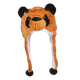 Maxbell Cute Plush Animal Hat Headgear Winter Warm Halloween Stuffed Toy Beanie Bear