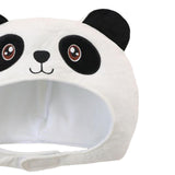 Maxbell Cute Short Plush Panda Hat Funny Novelty Hood for Cosplay Party Dress up