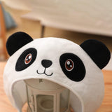 Maxbell Cute Short Plush Panda Hat Funny Novelty Hood for Cosplay Party Dress up