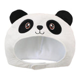 Maxbell Cute Short Plush Panda Hat Funny Novelty Hood for Cosplay Party Dress up