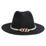 Maxbell Fashion Fedora Hat Cowgirl Trilby Hat Jazz Hat Performance Supplies Party Black and Multicolor