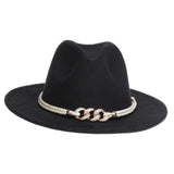 Maxbell Fashion Fedora Hat Cowgirl Trilby Hat Jazz Hat Performance Supplies Party Black and Multicolor