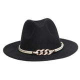 Maxbell Fashion Fedora Hat Cowgirl Trilby Hat Jazz Hat Performance Supplies Party Black and Multicolor