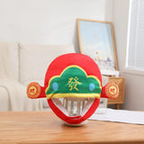 Maxbell God of Wealth Plush Hat Traditional Chinese Photo Prop for Cosplay Festival