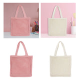 Maxbell Womens Crochet Shoulder Bag Hollow Shopping Bags Handbag Purse Travel Bag Pink