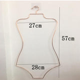 Maxbell Body Shape Swimwear Swimsuit Hanger for Kids Dress Holder Unisex Coat Rack