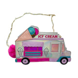 Maxbell Ice Cream Car Shaped Shoulder Bag Shopping Bag Cosplay Satchels Chain Bags