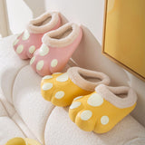 Maxbell Adult Cartoon Slippers Funny Soft Plush Cozy Couple Warm House Shoes Pink