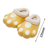 Maxbell Adult Cartoon Slippers Funny Soft Plush Cozy Couple Warm House Shoes Yellow