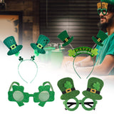 Maxbell 4x ST Patricks Day Glasses Headband Photo Props Costume Accessories Unisex