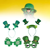 Maxbell 4x ST Patricks Day Glasses Headband Photo Props Costume Accessories Unisex