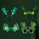 Maxbell 4x ST Patricks Day Glasses Headband Photo Props Costume Accessories Unisex