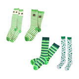 Maxbell Striped Stockings Popular ST Patricks Day Fashion for Cosplay Costume Girl 2 Clover