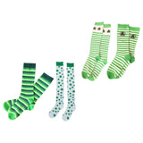 Maxbell Striped Stockings Popular ST Patricks Day Fashion for Cosplay Costume Girl 2 Clover