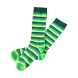 Maxbell Striped Stockings Popular ST Patricks Day Fashion for Cosplay Costume Girl Stripe
