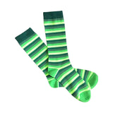 Maxbell Striped Stockings Popular ST Patricks Day Fashion for Cosplay Costume Girl Stripe