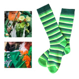 Maxbell Striped Stockings Popular ST Patricks Day Fashion for Cosplay Costume Girl Stripe