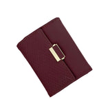 Maxbell Pocket wallet Practical Convenience with 11 Card Slots Storage Travel Red