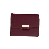 Maxbell Pocket wallet Practical Convenience with 11 Card Slots Storage Travel Red