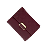 Maxbell Pocket wallet Practical Convenience with 11 Card Slots Storage Travel Red