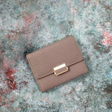 Maxbell Pocket wallet Practical Convenience with 11 Card Slots Storage Travel Brown