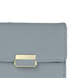 Maxbell Pocket wallet Practical Convenience with 11 Card Slots Storage Travel Blue