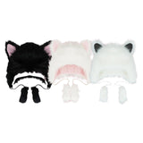 Maxbell Cat Plush Hat Unisex Cute Portable fashion Funny for New Year Outdoor Pink