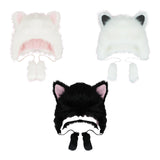 Maxbell Cat Plush Hat Unisex Cute Portable fashion Funny for New Year Outdoor Pink