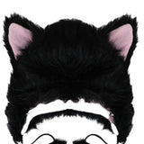 Maxbell Cat Plush Hat Unisex Cute Portable fashion Funny for New Year Outdoor Black