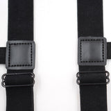 Maxbell 2Pcs Professional Leg Garters Suspenders Shirt Stay for Adults Unisex