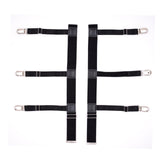 Maxbell 2Pcs Professional Leg Garters Suspenders Shirt Stay for Adults Unisex