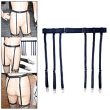 Maxbell Women Thigh Suspender Strap Waist Garter Belt for High Stockings for Party