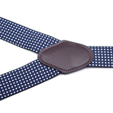 Maxbell Fashion Mens Suspender Elastic Straps Heavy Duty 6 Clips Back Belt Adults