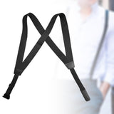 Maxbell Men Suspender Comfortable Side Clip Suspenders Back Belt Adults Adjustable