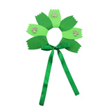 Maxbell ST Patrick'S Day Flower Headband Decorations Headdress for Cosplay Party