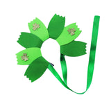 Maxbell ST Patrick'S Day Flower Headband Decorations Headdress for Cosplay Party